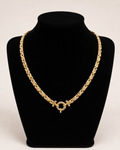 14K Yellow Gold Woven Collar Necklace