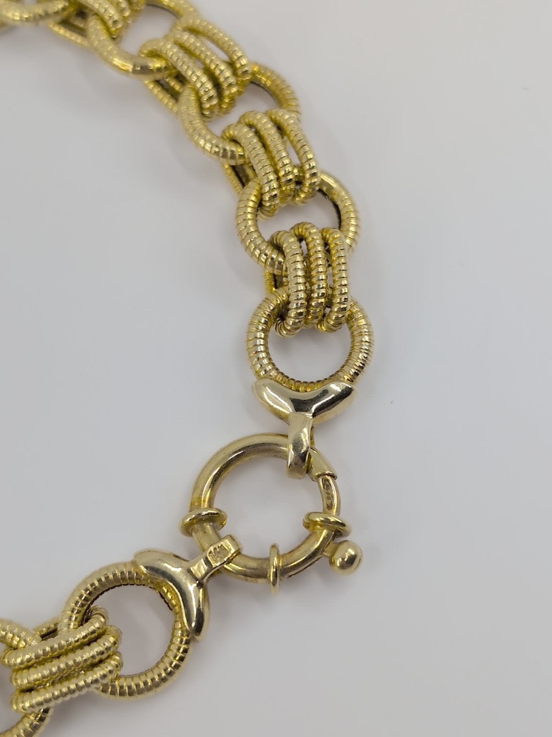 Vintage 14K Bracelet with Mariner Clasp